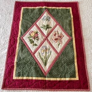 31”x24” Handmade Cotton Wall Hanging Quilt.